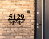 Custom Metal Address Sign Address Number Sign Metal House Numbers Address Plaque Address Numbers Metal Address Numbers Metal Signs Decorations